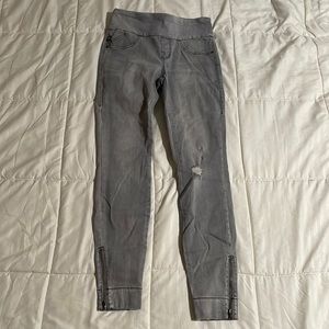 Rock & Republic Denim RX Women’s Light Gray Skinny Jeans, 4M